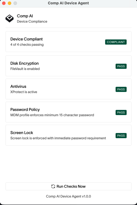 Comp AI Device Agent - Comp AI - Documentation