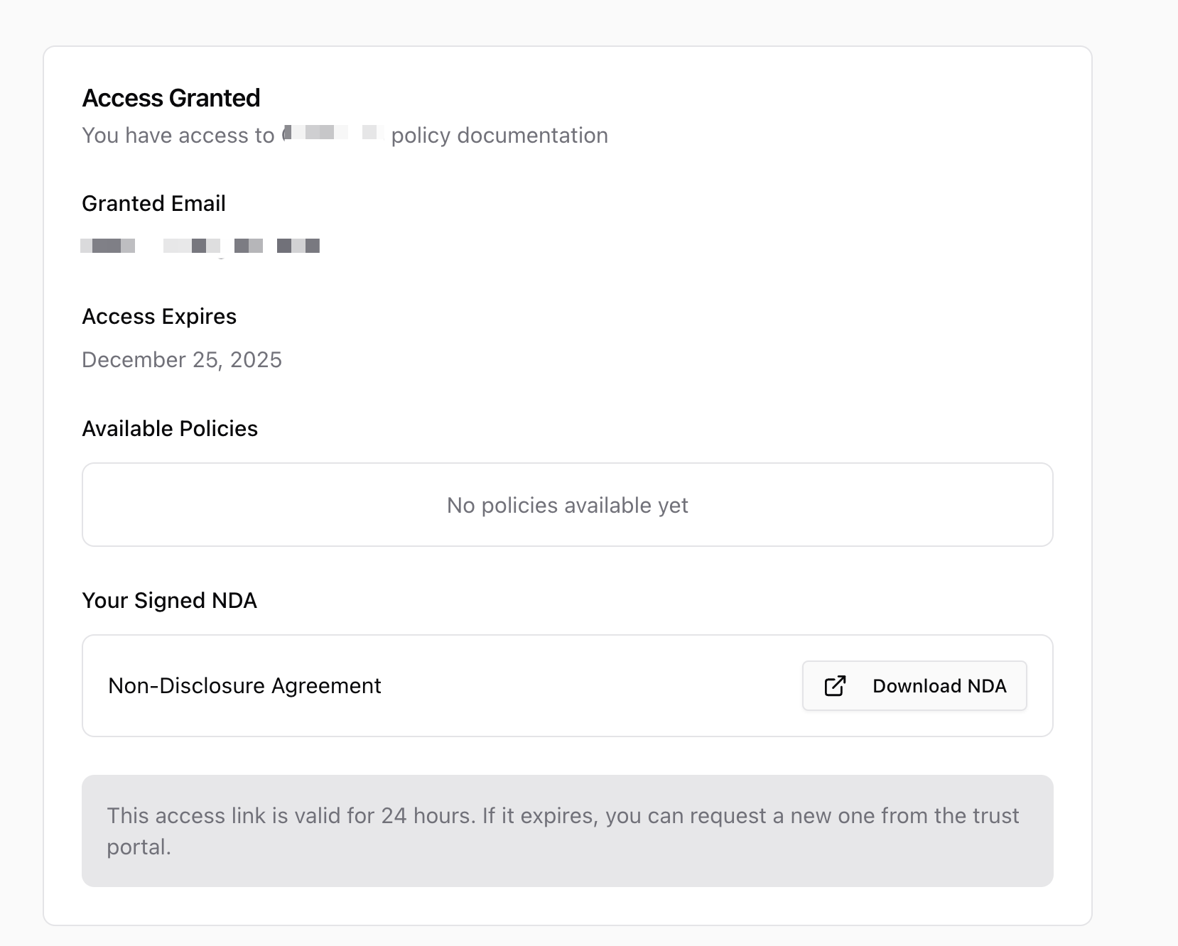 Trust Access - Comp AI - Documentation